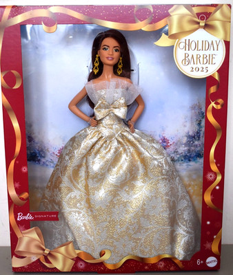 2025 Barbie Signature Special Occasion Hispanic HOLIDAY Barbie With Shipper Box