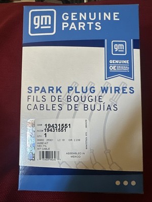 NEW GENUINE GM ACDelco Spark Plug Wire Set 19431551