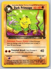 Dark Primeape Unlimited Team Rocket 43/82 Pokemon Card LP