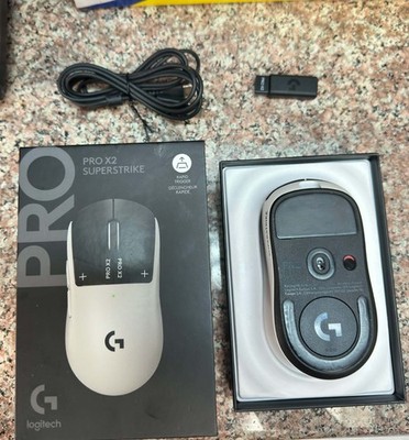 Logitech G PRO X2 SUPERSTRIKE Wireless Gaming Mouse USED