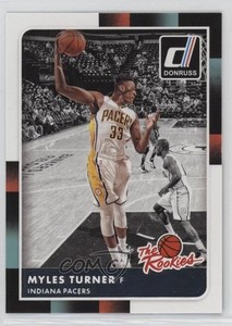 2015-16 Panini Donruss The Rookies Myles Turner #19 RC