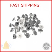 ALIMITOPIA 40pcs Screw-on Furniture Felt Pad Chair Glide Slider Hardwood Floor P