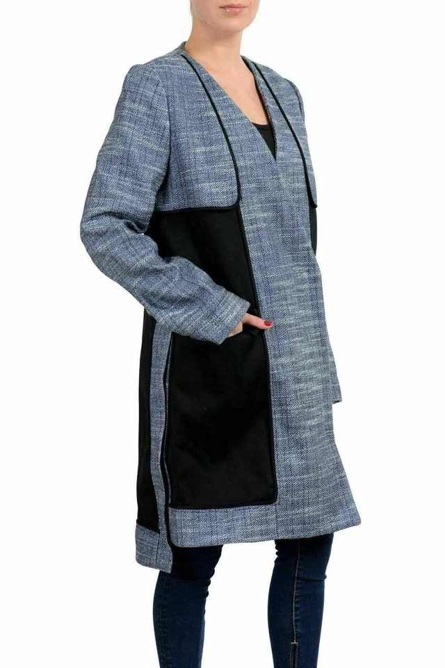 Viktor & Rolf Women's Linen Silk Three Button Coat US XL IT 46 - Image 2 of 4