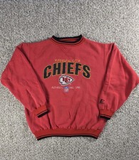 Vintage Kansas City Chiefs Red Sweatshirt Size L NFL Crewneck Logo Athletic