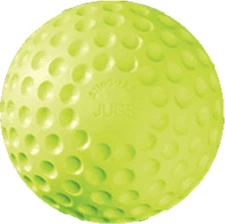 Jugs Sting-Free Dimpled Softballs (One Dozen) 11-Inch, Yellow-Green 