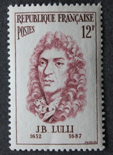 Timbre - FRANCE - Lully - YT1083 - Neuf ** - 1956