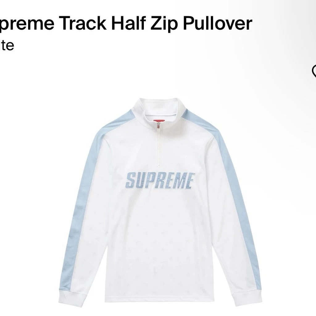Supreme Track 1/2 fermeture éclair   Taille Large   Neuf avec étiquette