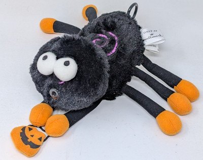 2013 Hallmark Halloween Drop  N Greet Spider Motion Activated Plush- Works