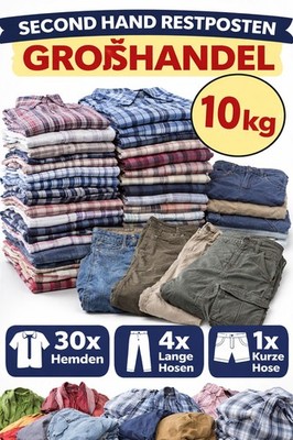 Second Hand Joblot Wholesale 10kg Clothes Mens Clothes Shirt And Trousers