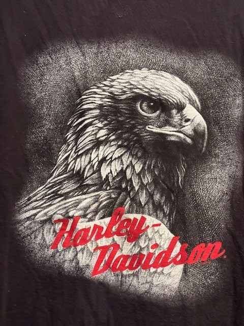 T shirt uomo Harley Davidson nera 3XL grande MONADNOCK Keene NH manica corta