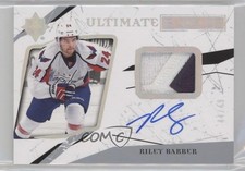 2017-18 Ultimate Collection Rookies 44/49 Riley Barber #73 Patch Auto 3xv