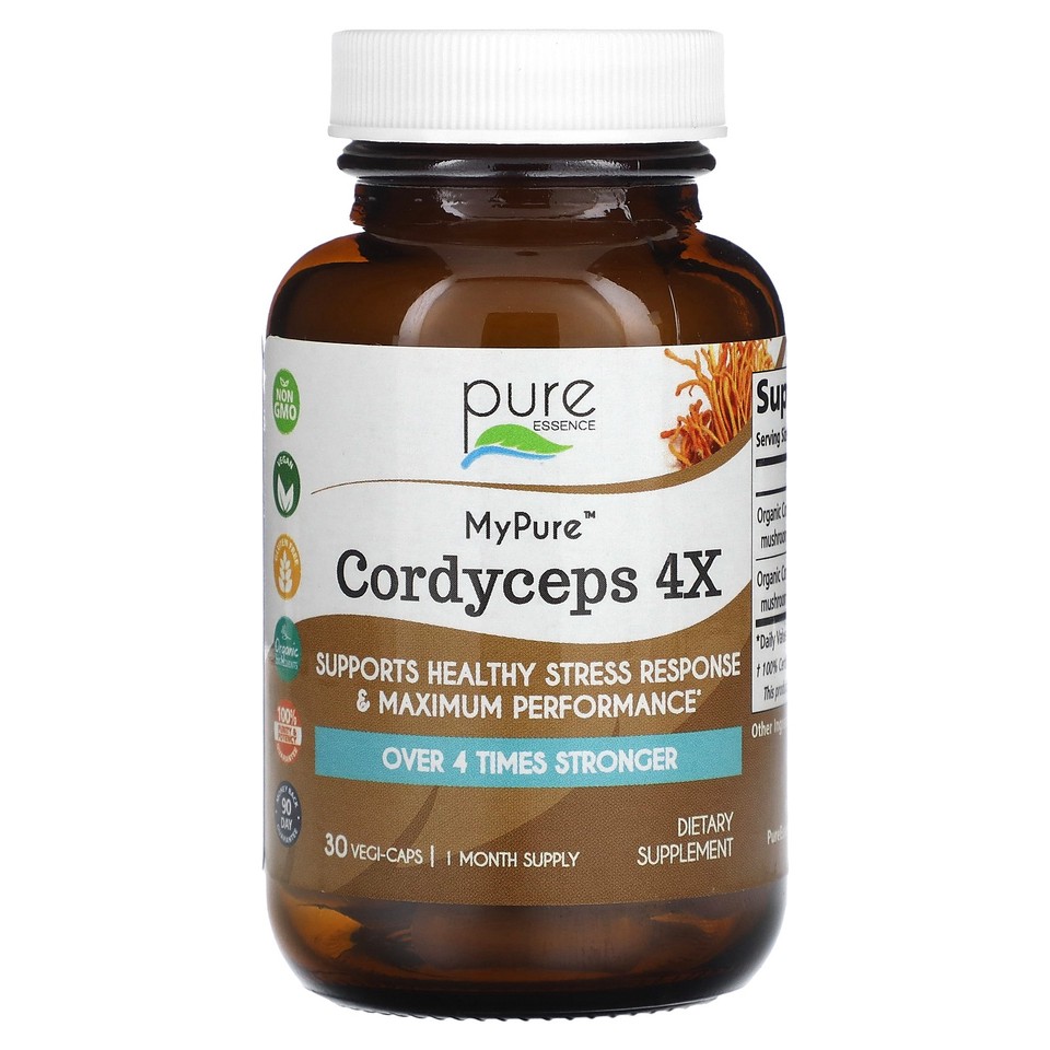 MyPure, Cordyceps 4X, 30 Vegi-Caps