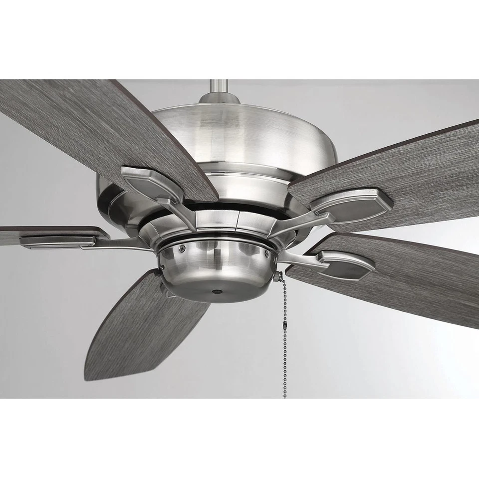 Ventilador de techo interior Savoy House Lighting 52-830-5RV-187 Wind Star peltre cepillado Foto 4 de 4