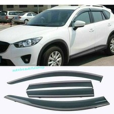 For Mazda Cx-5 13-2016 Transparent Window Visor Shades Sun Rain Guard Trim 4pc For Mazda Cx-5 13-2016 Transparent Window Visor Shades Sun Rain Guard Trim 4pc