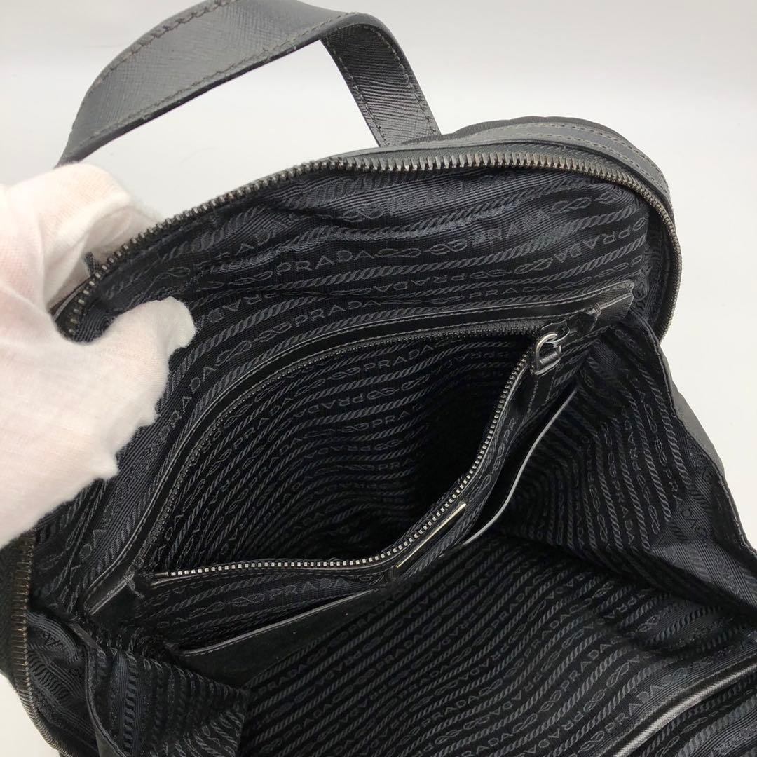 Extremely Rare Current Prada Backpack 2way Triang… - image 11