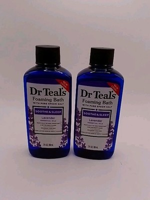 2 x Dr Teal's Soothe & Sleep Foaming Bath with Pure Epsom Salt