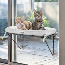 Cat Window Perch, Durable Feline Window Bed, Comfy Perch for 360 Views, Durab...