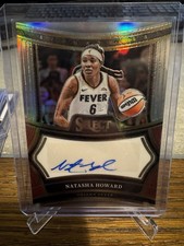 2025 Panini WNBA Select Natasha Howard Signatures Auto Indiana Fever