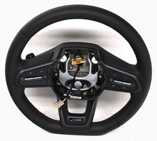 85663024 OEM Black Leather Red Stitch Steering Wheel Bezel For Acura ZDX A-Spec