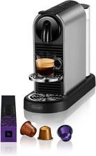 Nespresso De'Longhi CitiZ Platinum EN220.T Capsule Coffee Machine 19 Bar Titanium