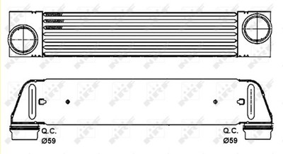 30317 NRF Intercooler for BMW