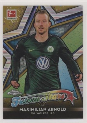 2018-19 Chrome Bundesliga Future Stars Gold Refractor /50 Maximilian Arnold i4v