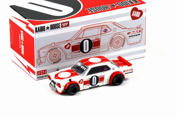1:64 Tsm Mini Gt Kaido House Nissan Skyline 2000 GT-R KPGC10 Kaido Works V2-image