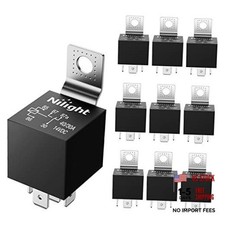 10 Pack SPDT 5PIN Electrical Relays 12V 30/40 Amp 5-Pin 5Pin Electrical Relay