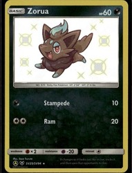 Zorua SV25/SV94 Hidden Fates Shiny Vault