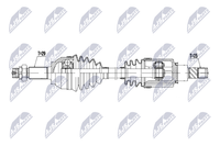 NTY Antriebswelle NPW-NS-204 Passend FüR Nissan