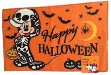 DISNEY MICKEY MOUSE  HAPPY HALLOWEEN     DOOR MAT ACCENT RUG 20  X32   NWT