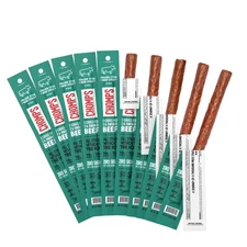 Grass-Fed and Finished Italian Beef Jerky Snack Sticks 10-Pack - Keto, Paleo,...