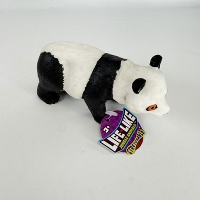 Life Like Panda Bear Ja-Ru Stretchable Jungle Animal Toy Sand