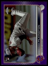 2022 Topps Chrome Update #USC171 Konnor Pilkington Purple Refractor