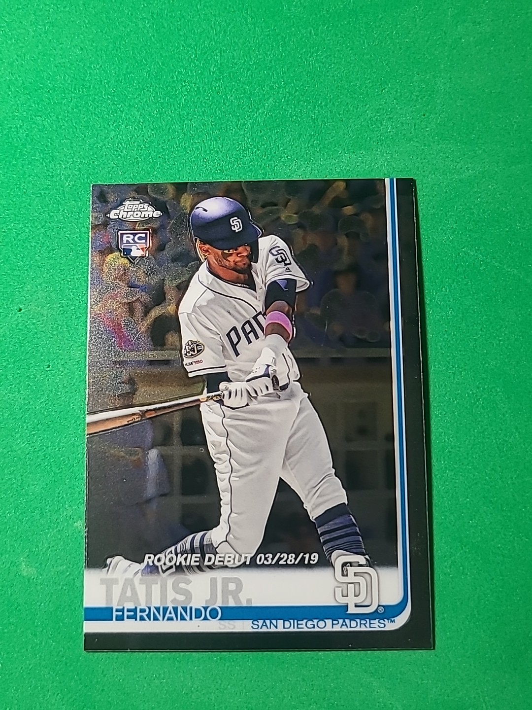 2019 Topps Chrome Update Fernando Tatis Jr Rookie San Diego Padres #54