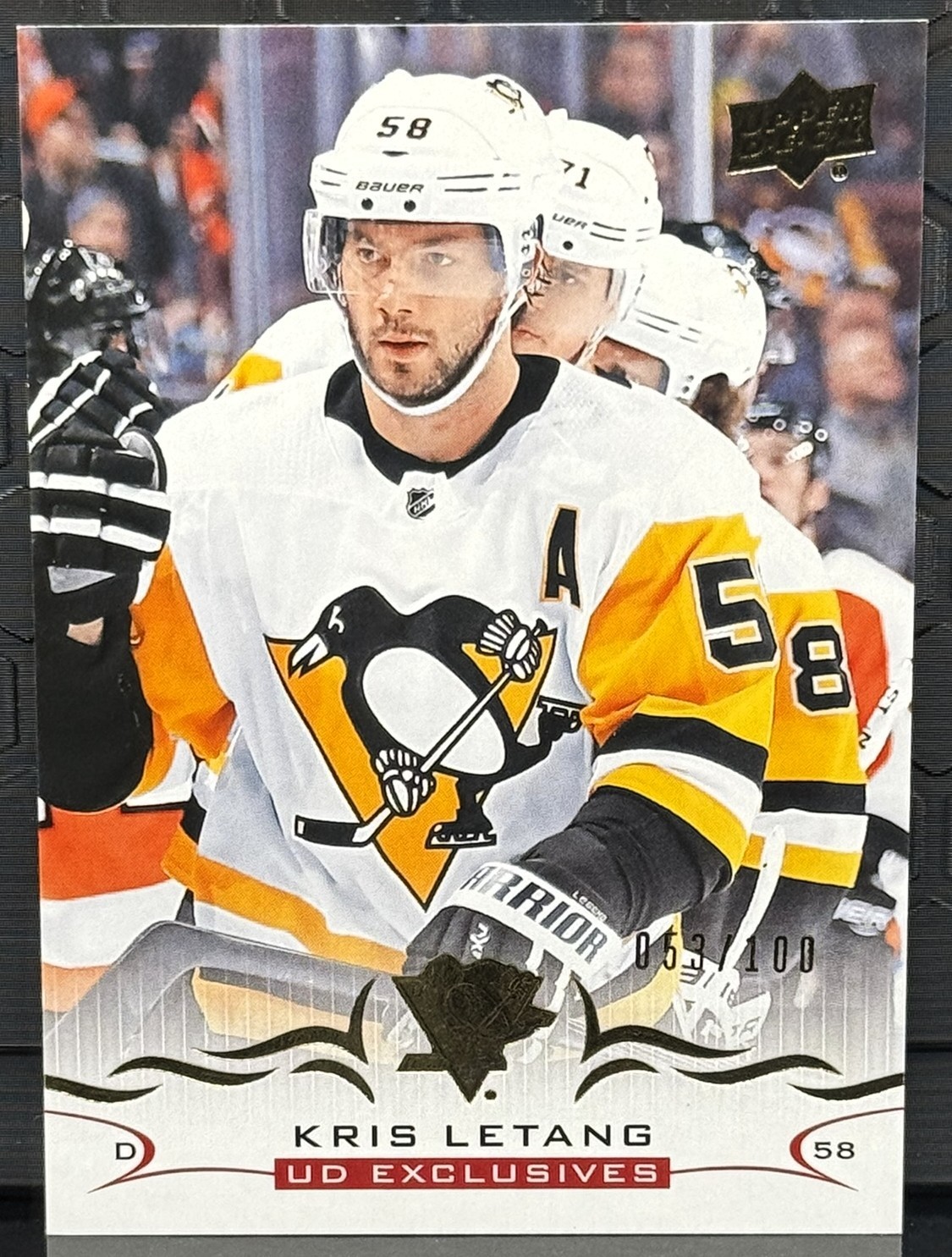2018-19 Upper Deck Series 1 #144 Kris Letang UD Exclusives #053/100