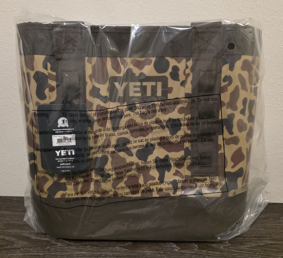 YETI Camino 35 Carryall Tote Bag Wetlands Camo Model CAMINO35 for