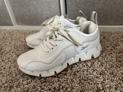 Reebok Zig Dynamica Women s 8 Natural White/light Grey