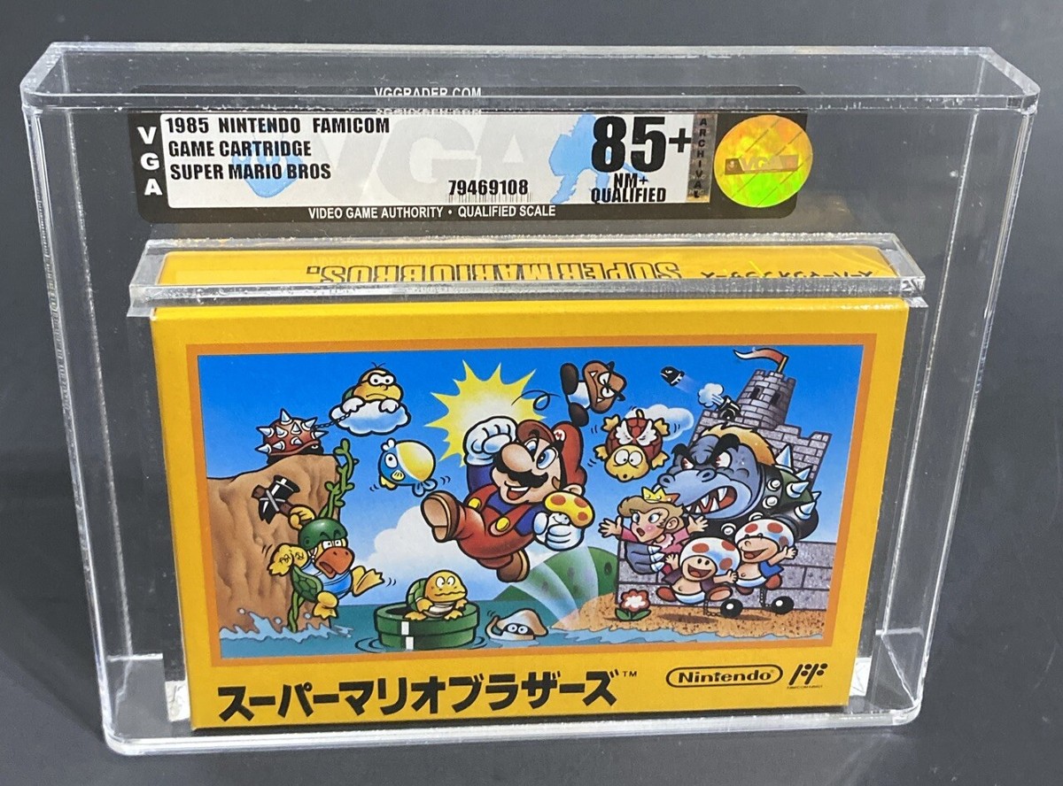 VGA 85+ ARCHIVAL QUALIFIED NOT SEALED Japanese Super Mario