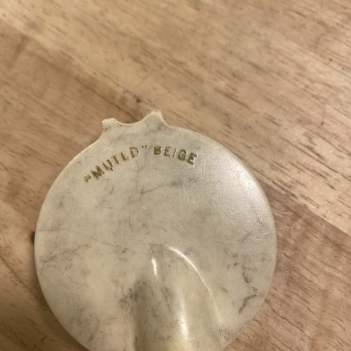 Vintage 1930s Compact Lipstick - Blush Powder - Mirror - Coty NY - MUTED BIEGE - Picture 8 of 9