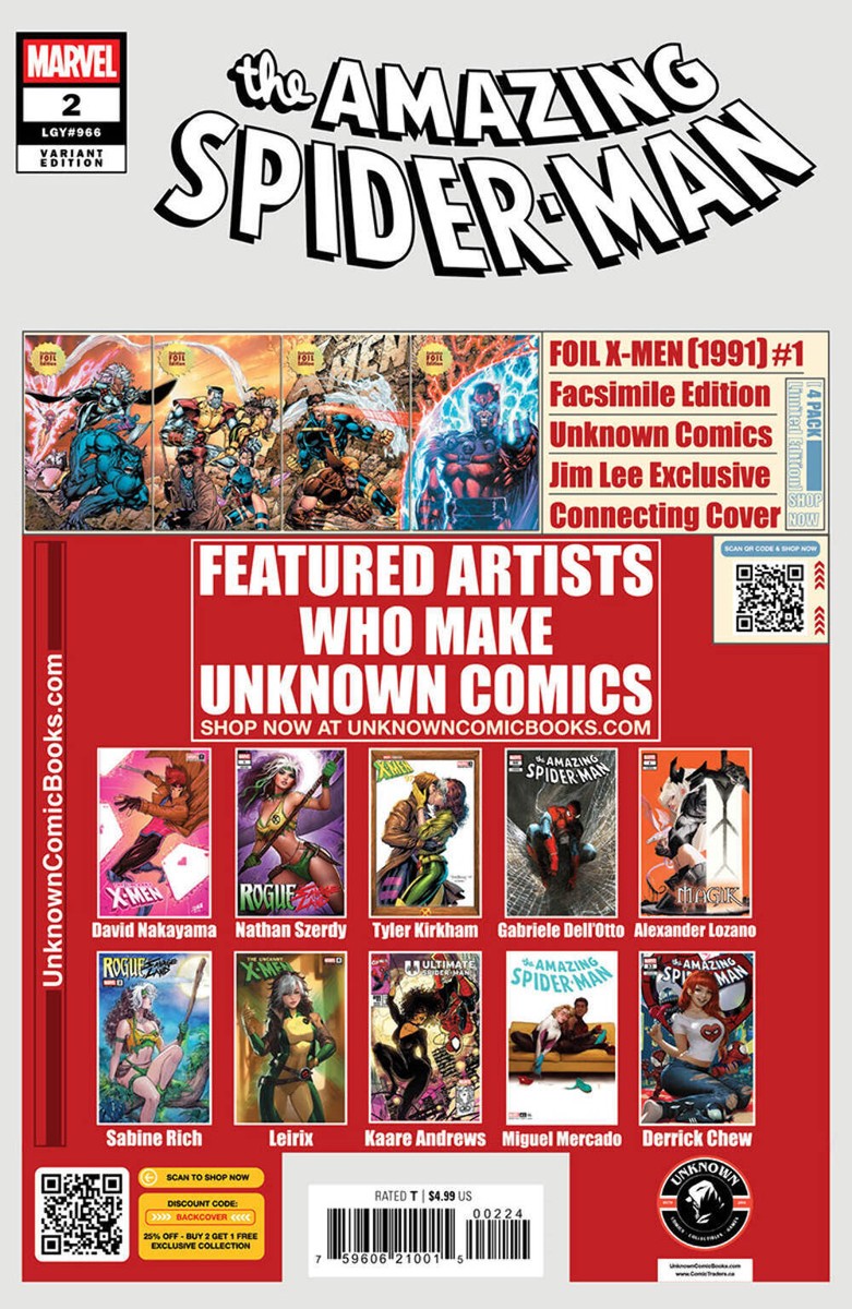 Amazing Spider-Man #2 Unknown Comics David Nakayama Exclusive Var