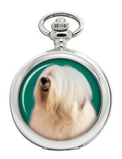 Old English Sheepdog Pocket Watch