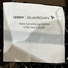 UNIDEN GUARDIAN G766 TOUCHSCREEN LCD MONITOR W/ DOCK DISPLAY /4 CAMERA
