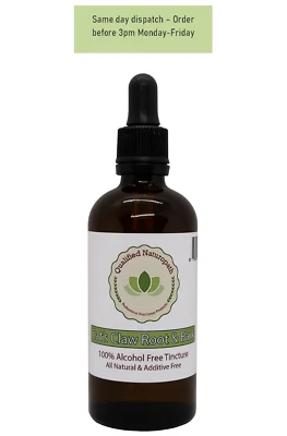 QUALIFIED NATUROPATH 110ml - Cats Claw Herbal Tincture (Alcohol & Glycerin Free) – Glass Bottle