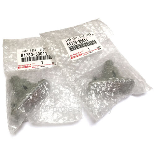 JDM Toyota 00-05 Lexus IS300 Altezza Side Markers Sidemarkers Clear Genuine OEM - Foto 2 di 2