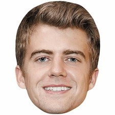 Patrick Bamford Smile Celebrity Mask, Flat Card Face