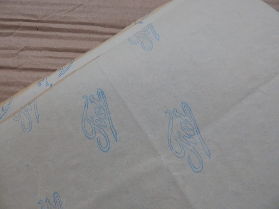 LOTTO FOGLI CON DISEGNI ED APPUNTI 1936 FIAT LAVORAZIONI MECCANICHE - Immagine 4 di 4