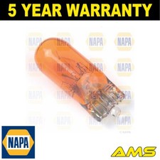 Fits Ford + Other Models 10x Amber Side Repeater Light Bulbs 501 12V 5W NAPA