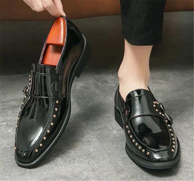 SAOLA Mocassini uomo eleganti fibbia mocassini casual club matrimonio scarpe a punta