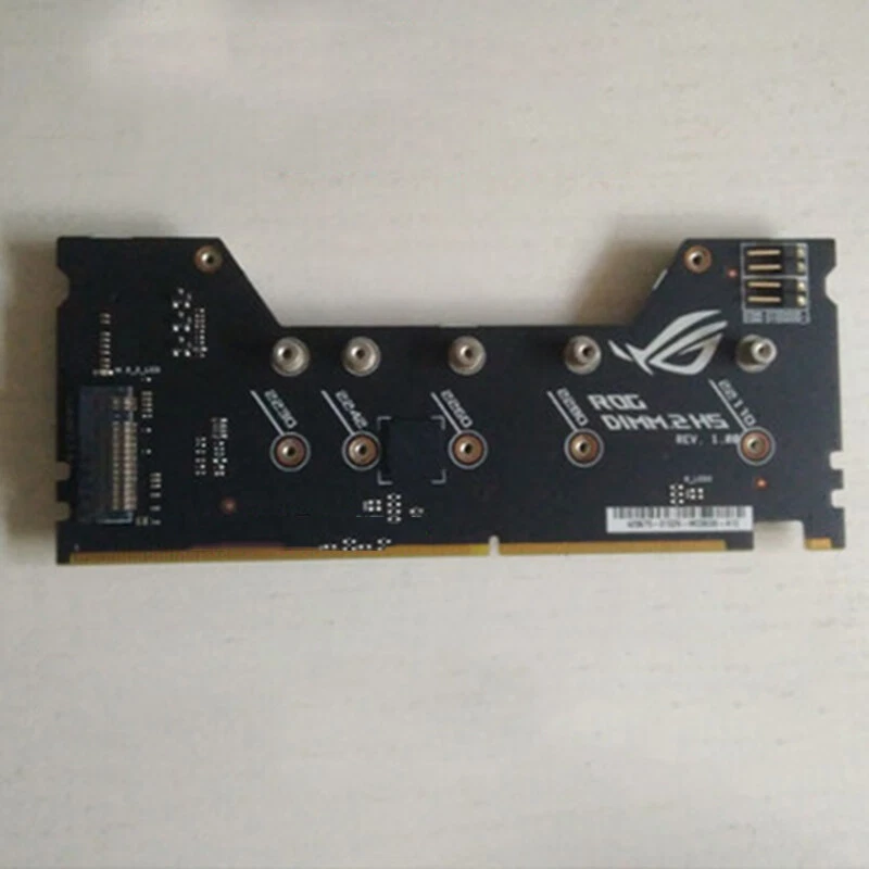 DIMM.2 Adapter to 2xPCIe NVME SSD For ASUS Rog M9A M10A R6A R6E M12E x399 ZE MB